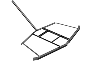 VEVOR Driveway Drag, 74" Width Tow Behind Drag Harrow, Q235 Steel Driveway Grader with Adjustable Bars, Support up to 50 lbs,