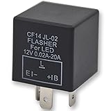DKMOTORK 0031 CF14 Led Flasher Relay 3 Pin