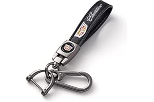 BFIVEANTE Leather Car Keychain Key Ring for Men and Woean, Key Fob Car Accessories Family Present-A