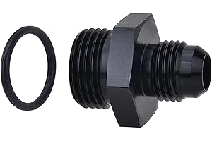 EVIL ENERGY 6AN Flare to AN8 ORB Male O-Ring Fitting Adapter 2PCS
