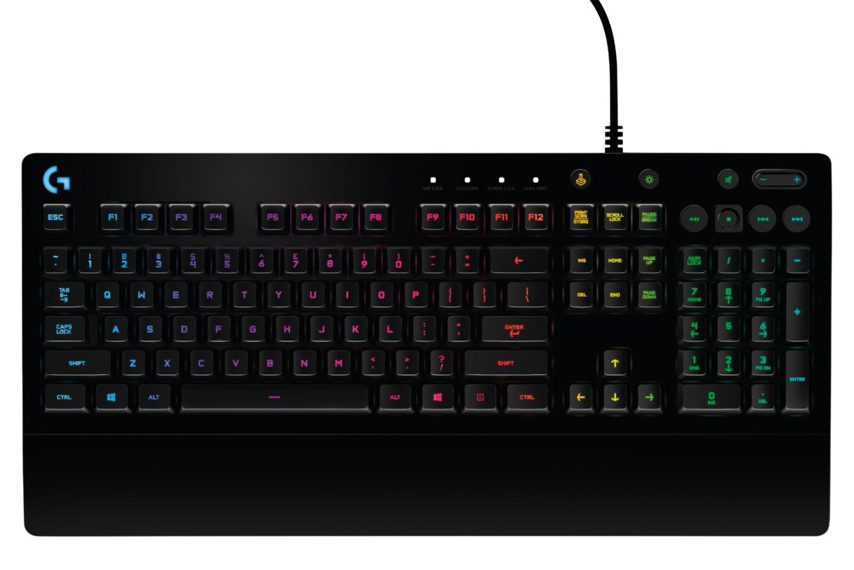 Logitech G213 Clavier Gaming Prodigy, RVB, Rétroéclairé - Disposition AZERTY Française
