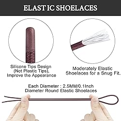 Endoto 2 Pairs Elastic Shoelaces for ON Cloud 5 & 6