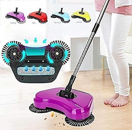 Taran Household Auto Hand Push Floor Dust Surface Cleaning Broom/Sweeper