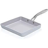 TECHEF - CeraTerra Ceramic Nonstick Tamagoyaki Japanese Omelette Pan/Egg Pan Skillet, (PTFE, PFAS, and PFOA Free), Induction-Ready, Made in Korea