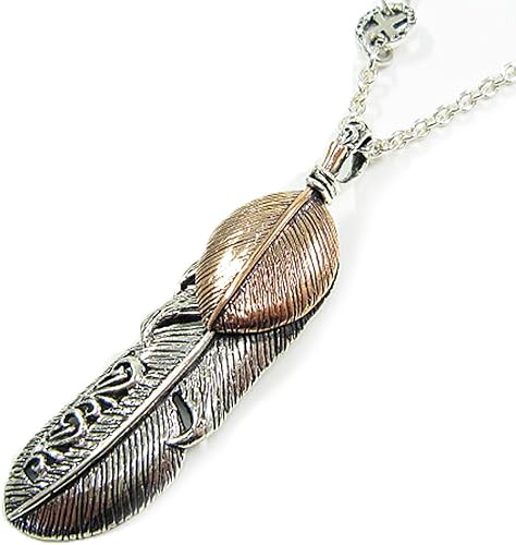 Amazon Co Jp Diosbras ディオブラス フェザー ネックレス メンズ ネイティブ 羽 シルバー９２５ チェーン メディスンホイール フェザーネックレス シューズ バッグ