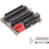 ESP32 LED Matrix Adapter Board with Dual Power Input &amp; HUB75 Interface for RPi - Easy Connect Shield for LED Matrix Panel Projects