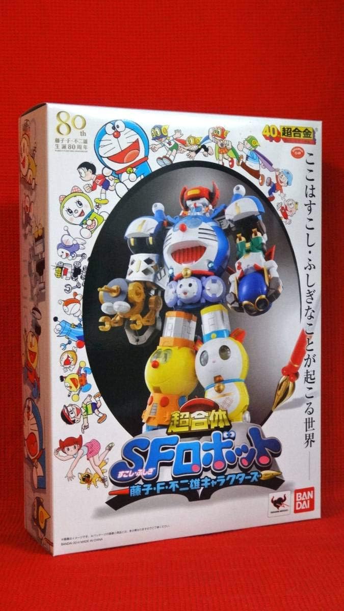 Amazon Co Jp バンダイ 超合金 超合体sfロボット 藤子 F 不二雄キャラクターズ ドラえもん ドラミ パーマン2号 コロ助 チンプイ ゴンスケ ホビー 通販