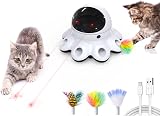 GoldenSun 2-in-1 Automatic Cat Toy for Indoor Cats Black view 1
