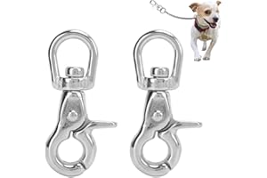 Trigger Snap Hooks, 2PCS 65mm Stainless Steel Lobster Claw Clasps Dog Leash Hook Lobster Clasp for Keychain Dog Leash DIY Bag