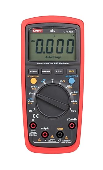 UNI-T MIE0155/UT139B MIE0155/ UT139B Spannungsprüfer, AC/DC Strom, Widerstand-und Relativmessung, Durchgangs-und Diodentest, 