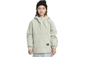 North Peak Kid Pullover Anorak Hooded Ski Jacket Waterproof Windproof Snowboard Jackets Winter Coat