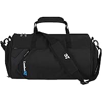 Bolsa De Viaje Deportiva Impermeable Con Compartimento Zapatos - Plegable, Múltiples Bolsillos, Correa Para Equipaje