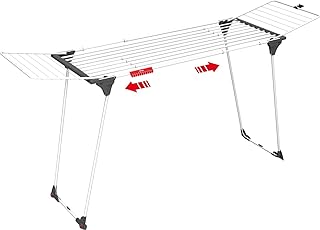 Vileda Infinity ausziehbarer Wäscheständer aus Stahl