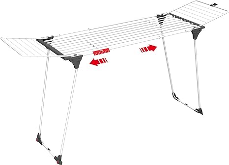 Vileda Infinity ausziehbarer Wäscheständer aus Stahl