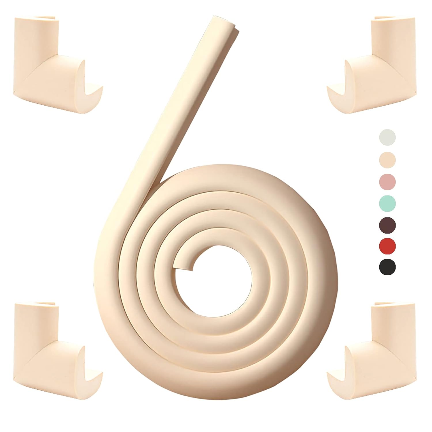 Corner Guards Covers&Foam Edge Safety Bumpers Kit,Childproof,Kids and