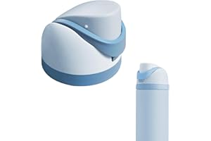 WNZARY Replacement Lid for Owala Freesip, One Button Water Bottle Top Lid Compatible with Owala Cup 16oz 24oz 32oz 40oz, BPA-Free Replacement Accessories for Owala, No Water Leakage, Only Lid Light Blue