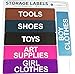 Storage Labels for Moving Supplies Color Coding Home Storage Stickers for Box Storage and Organizing Packing List Tape Labels for Storage Organizer Box