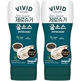 VIVID KITCHEN Oyster Sauce | Zero Sugar &amp; Low-Calorie Sauces | No Preservatives | Versatile, Easy-to-Squeeze | for Cooking, Stir-Fries, Marinades, and Dipping Sauces | Sugar Free Oyster Sauce | Made with Korean Oyster (2 Pack) (Oyster Flavor)