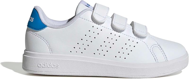 Sapatos unissex para crianças Advantage Base 2.0 para crianças, FTWR Branco/FTWR Branco/Lucid Ray Blue, 31.5 EU — foto 2 de 8