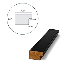 ArtToFrames 17x29 Inch Black Picture Frame, This