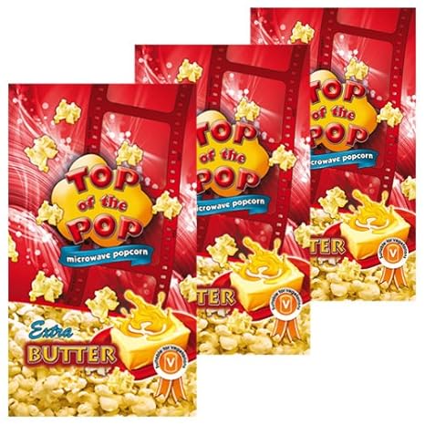 Halal Way Microondas palomitas extra Mantequilla, 3 unidades ...