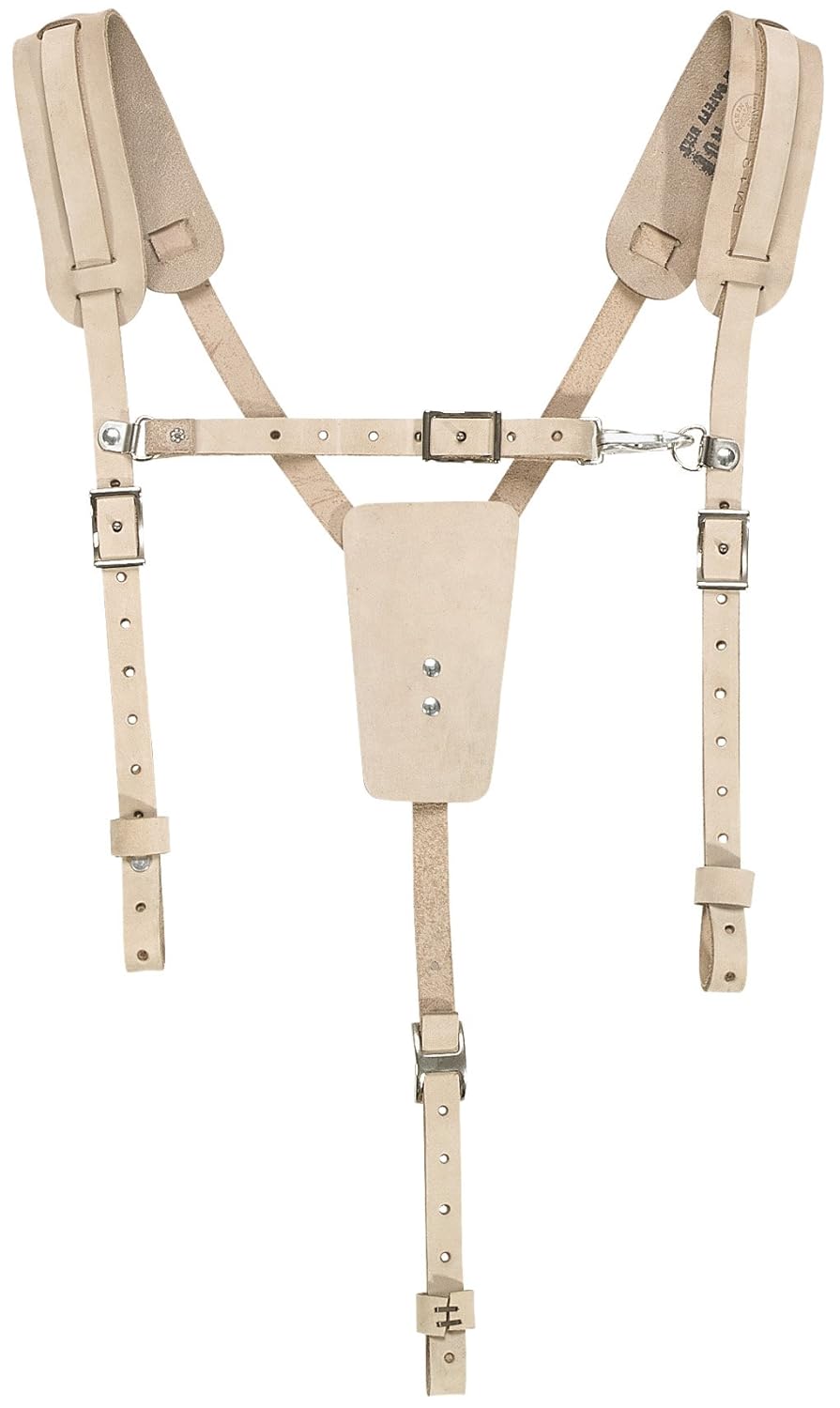 Soft Leather Work Belt Suspenders Klein Tools 5413