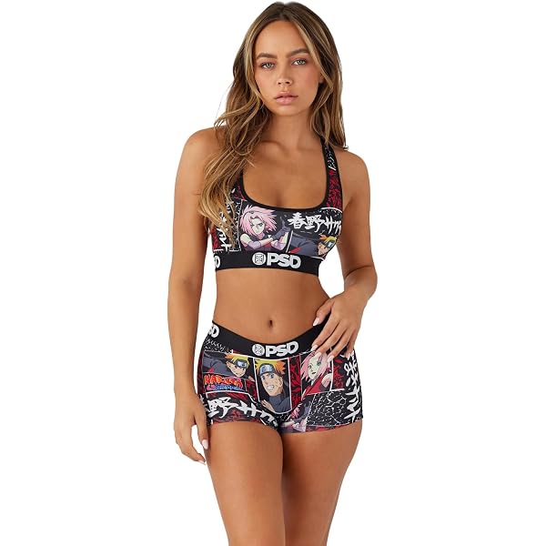 Sujetador Deportivo Naruto Para Mujer - Espalda Cruzada, Tela Transpirable Y Suave, Ideal Para Gym Y Día A Día