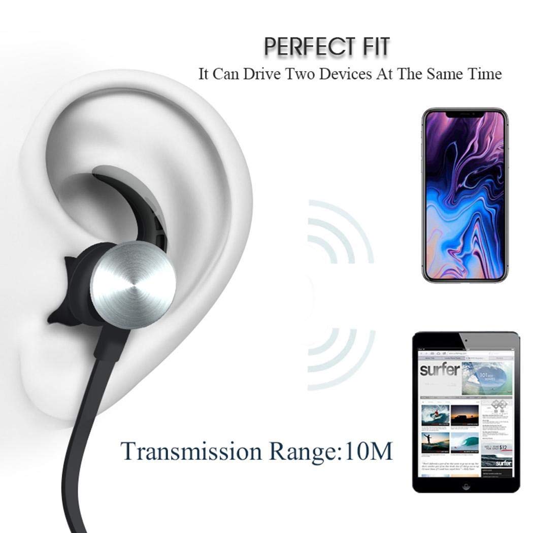 Zippem Bluetooth Stereo Earphone Headset Wireless Magnetic Earbuds Headphones Earbud Headphones