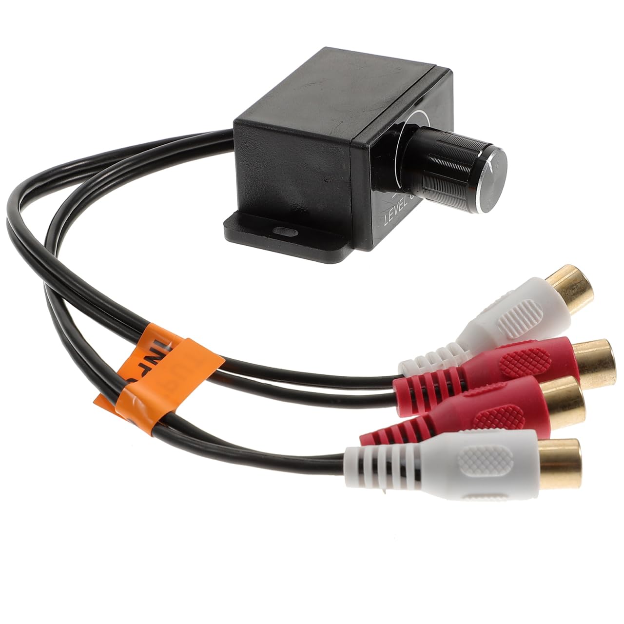 WINOMO Car Amplifier RCA Volume Control Car Subwoofer Wiring Kit Volume Control Knob Car Audio Amplifier Bass RCA Level Remote Volume Control Knob Compatible Car Amplifier Audio RCA Amplifier