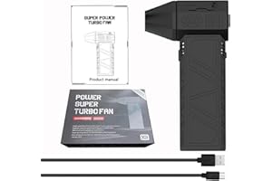 NYZYL Mini Turbo Jet Fan 130000 RPM Turbo Blower Jet Fan Violent Turbofan Brushless Motor Rechargeable