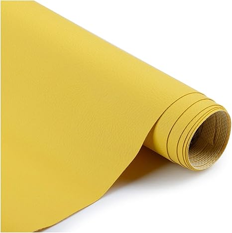 Amazon Co Jp Pu合皮レザー 革 生地 車 内装 レザー 生地 防水内装 生地 レザーレザークラフト手芸 ハンドメイド 財布 バッグ 修理用ストレッチ レザー 生地0 59mm厚いメーターで販売 160x100cm Color Yellow Size 1 6x3m ホーム キッチン