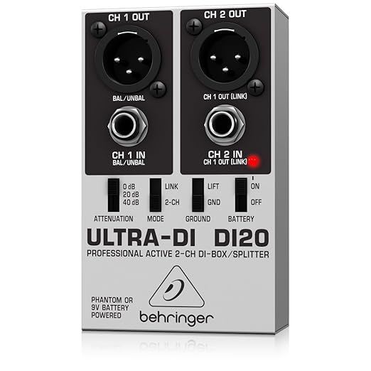 title=Behringer Ultra-DI D120 active 2-channel box/splitter