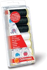 Gütermann Sew-All Thread Set 7 x 100m Black White Polyester All Materials