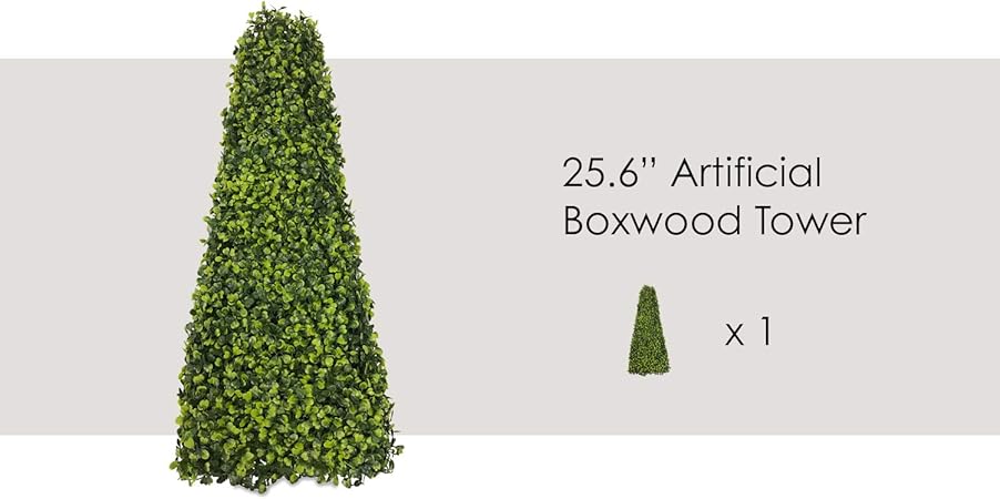 Amazon Com Ecoopts Artificial Boxwood Trees Highly Realistic