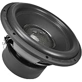 PRV AUDIO 12" Sub D4 2000 Watts Max Power Dual 4 Ohm, 17.5 mm Xmax, RS12-SUBD4, 2.6 in Voice Coil, 12 Inch Car Subwoofer Deep Low Tones for Car Audio Systems (Single)