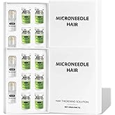 Hair Regrowth System, Advanced Hair Growth with Ginseng, Eclipta Prostrata, Peppermint Oil & Ginger Root, Gentle Painless, Strengthens Hair Roots Thickening Serum for Men & Women (2PCS)