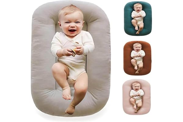 Pillow Lounger, Lounger Pillow for 0-24 (Beige) (Beige)