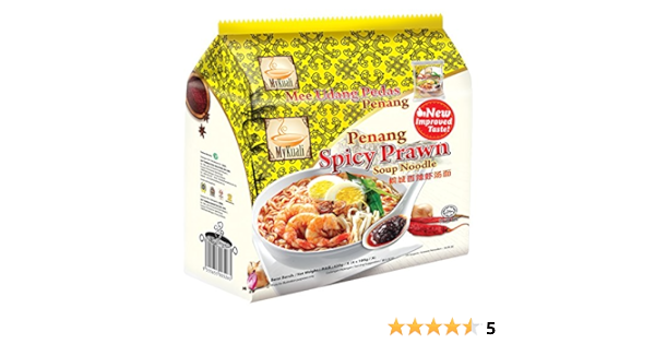 8-pack MyKuali / Malaysia Best Brand / Penang Prawn Noodle / Strong Prawn  Flavor, Thick Hearty Broth Spicy Mouthfeel from Food Heaven, Penang  Malaysia 