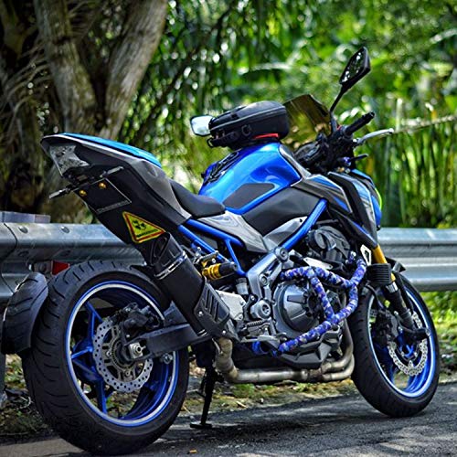 MGOD Motorcycle Exhaust Pipe Escape Moto Muffler echappement Exhaust DB Killer 500cc For YAMAHA R6 R1 CBR500 Z800 Scooter (Black)