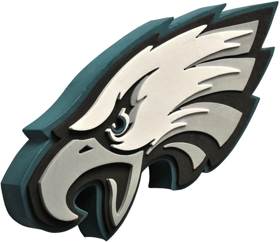 Foamheads NFL Philadelphia Eagles 3D Foam Logo, Décor