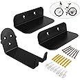 Eapele Bike Pedal Hanger Bicycle Wall Mount Horizontal Hanger, Heavy-duty 10GA Steel Plates Made, Support to 150lb, Compatibl