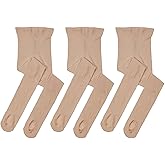 MdnMd Girls' Women's Ballet Tights Ultra Soft Convertible Dance Leggings Transition Tights for Toddler Kids Adult