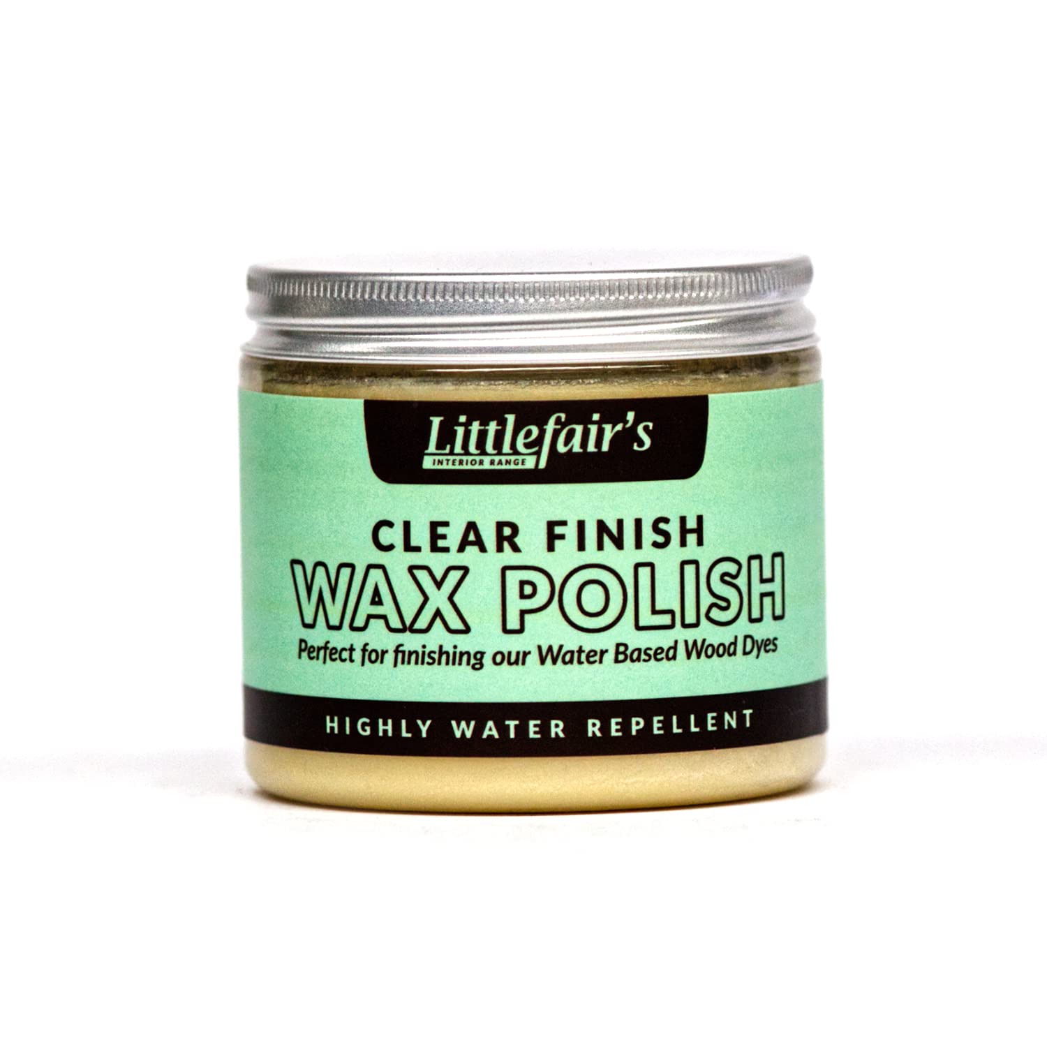 Littlefair's Wax Polish (200ml, Clear Finish) Non-Toxic, Highly Water Repellent Wood Wax for Furniture