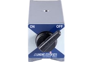 Accusize Industrial Tools ON/Off Type Extra-Large Magnetic Base (Without arm), 264lbs Magnetic Pull, 6010-0141