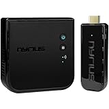 Nyrius ARIES Pro Wireless HDMI Transmitter and Receiver To Stream HD 1080p 3D Video From Laptop, PC, Cable, Netflix, YouTube, PS4, Xbox 1, Drones, Pro Camera, To HDTV/Projector/Monitor (NPCS600)