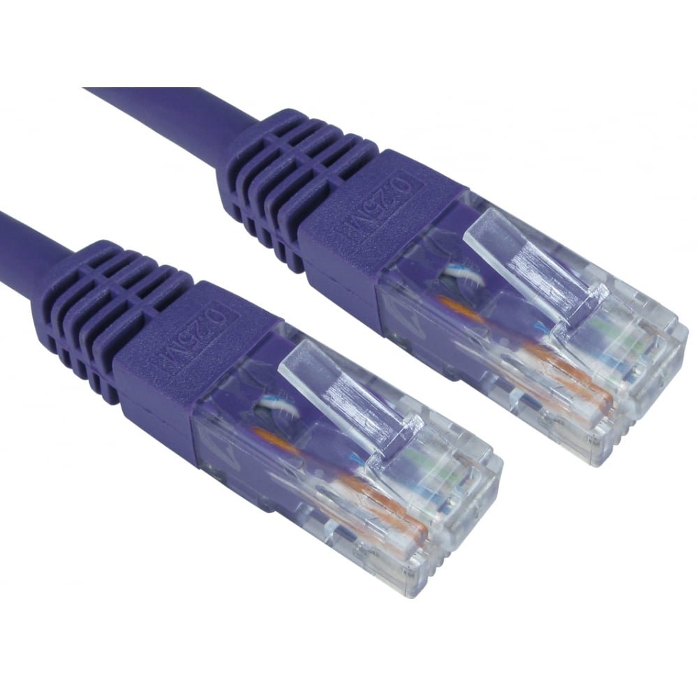 ALIDA SYSTEMS 3 m Cat6 Ethernet Cable, High Speed and Reliable - Violet