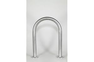 MARINE FIBERGLASS DIRECT 18" (H) x 13" (W) Aluminum Handrail - Safety Grab Bar for Marine, Docks, Decks, Boats, Pools, Hot Tubs