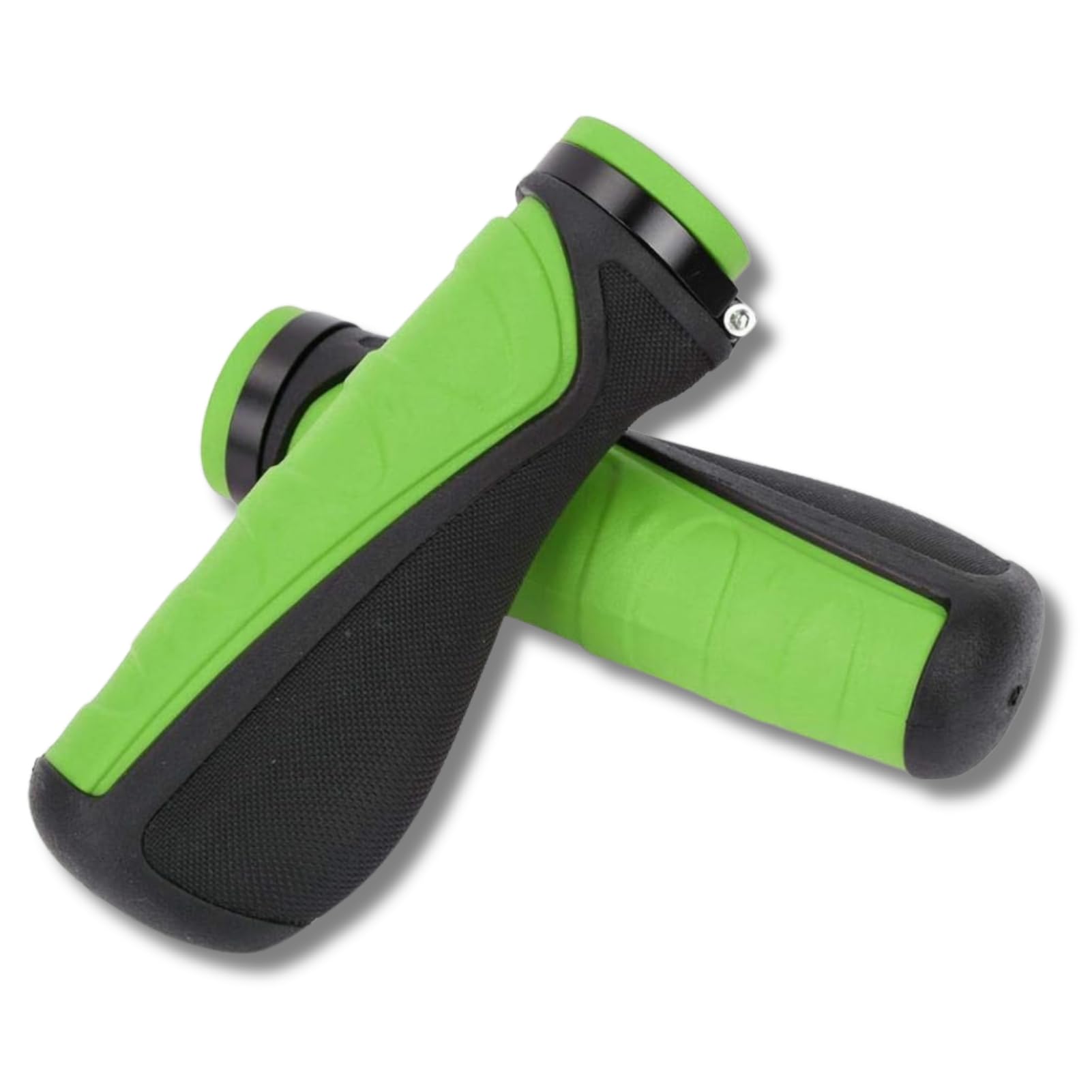 Jadeshay Handlebar Grips - Bike Tricycle Trike Wheel Chair - Grips Lock On Mountain Bike Handlebar Grips(green&black)