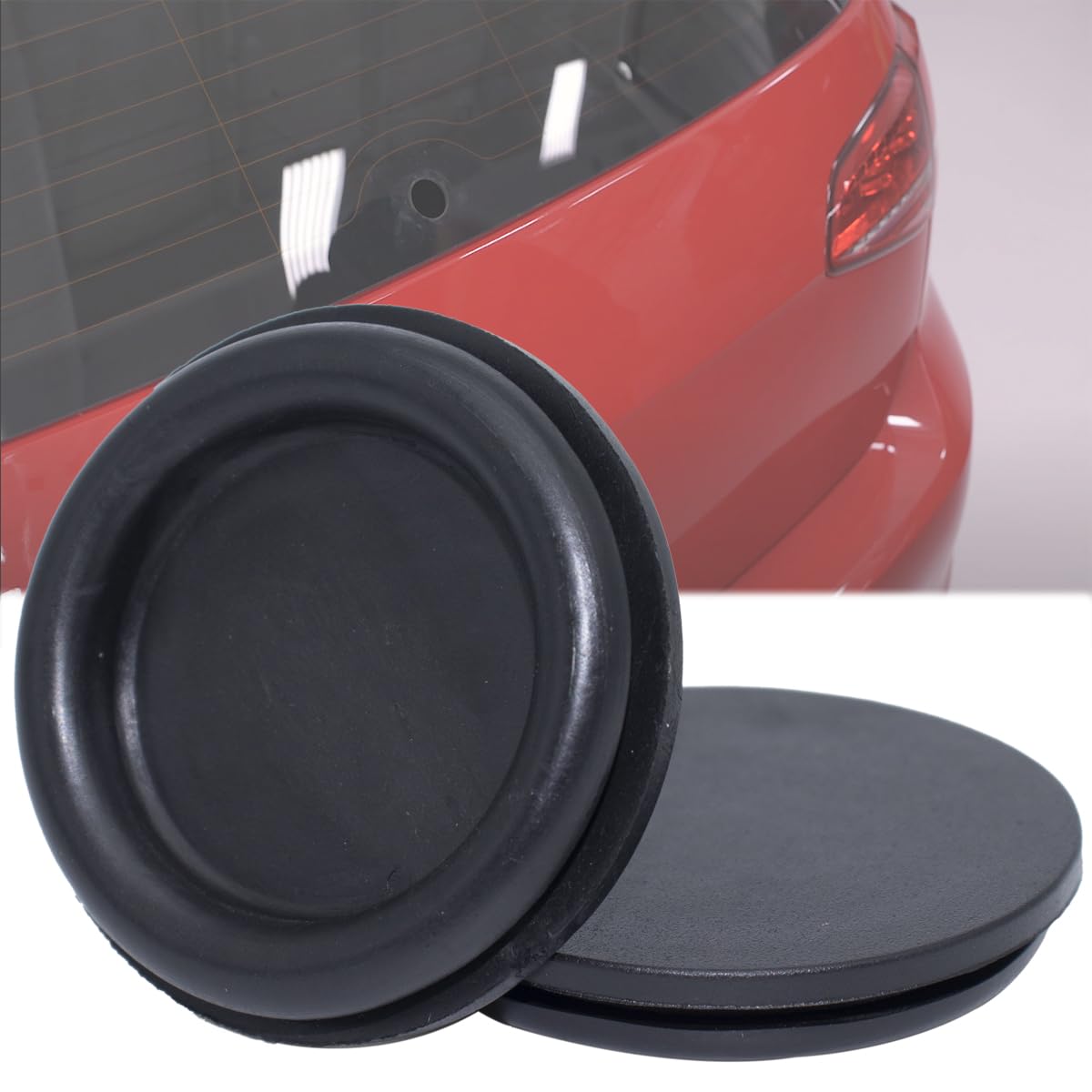 Photo 1 of 2PCS Rear Wiper Delete Kit Car Waterproof Block Off Plug Cap For Honda Civic For VW Golf Rear Tailgate Wiper Arm ABS Black 37mm 91617-SB6-000