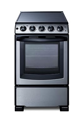 Summit 20 Inch Electric Freestanding Range in Stainless Steel